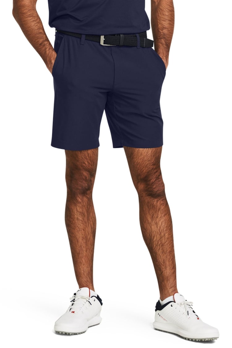 Under Armour Blue Golf Drive Taper Shorts - Image 2 of 6