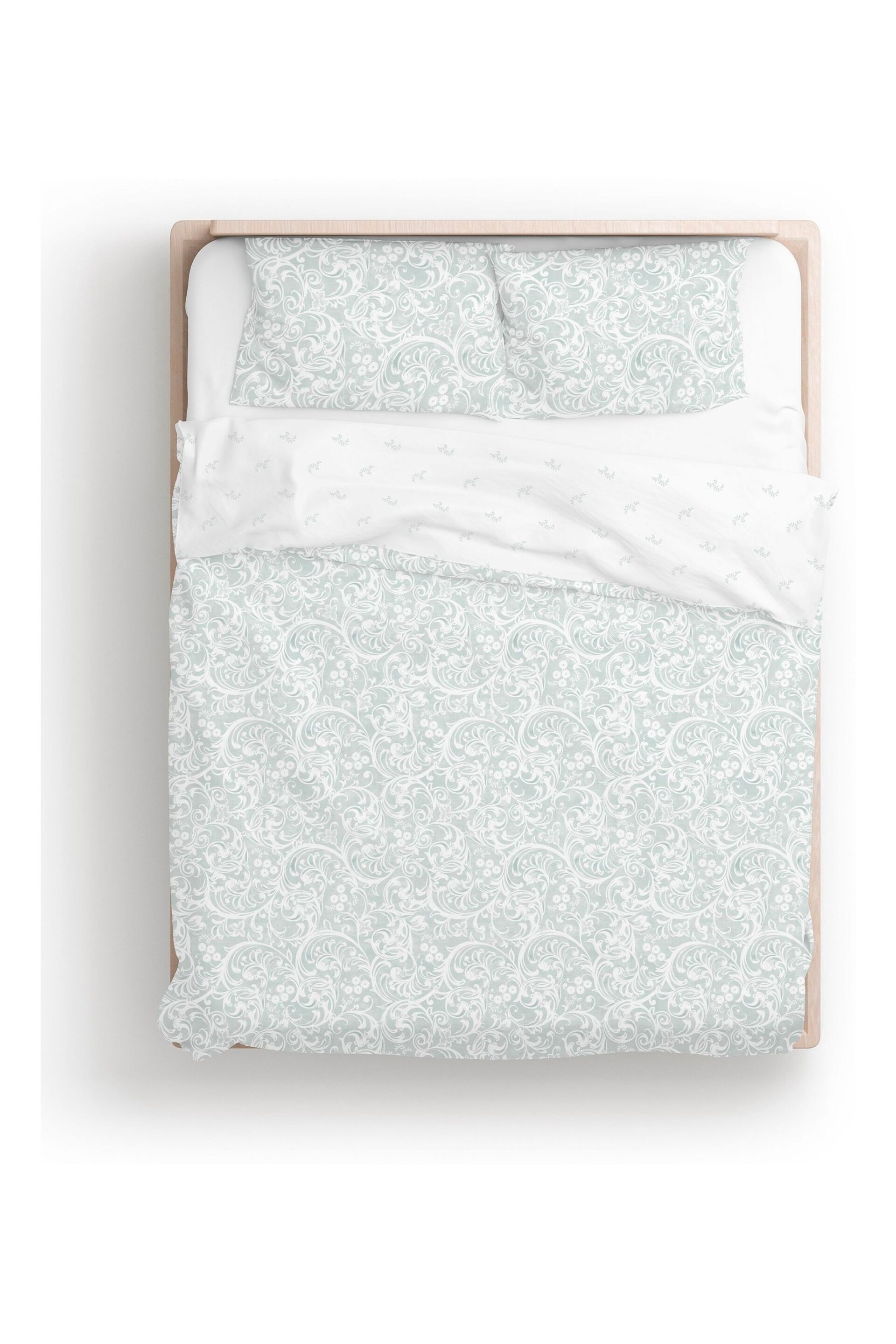 Sam Faiers Green Ophella Duvet Cover & Pillowcase Set - Image 3 of 3