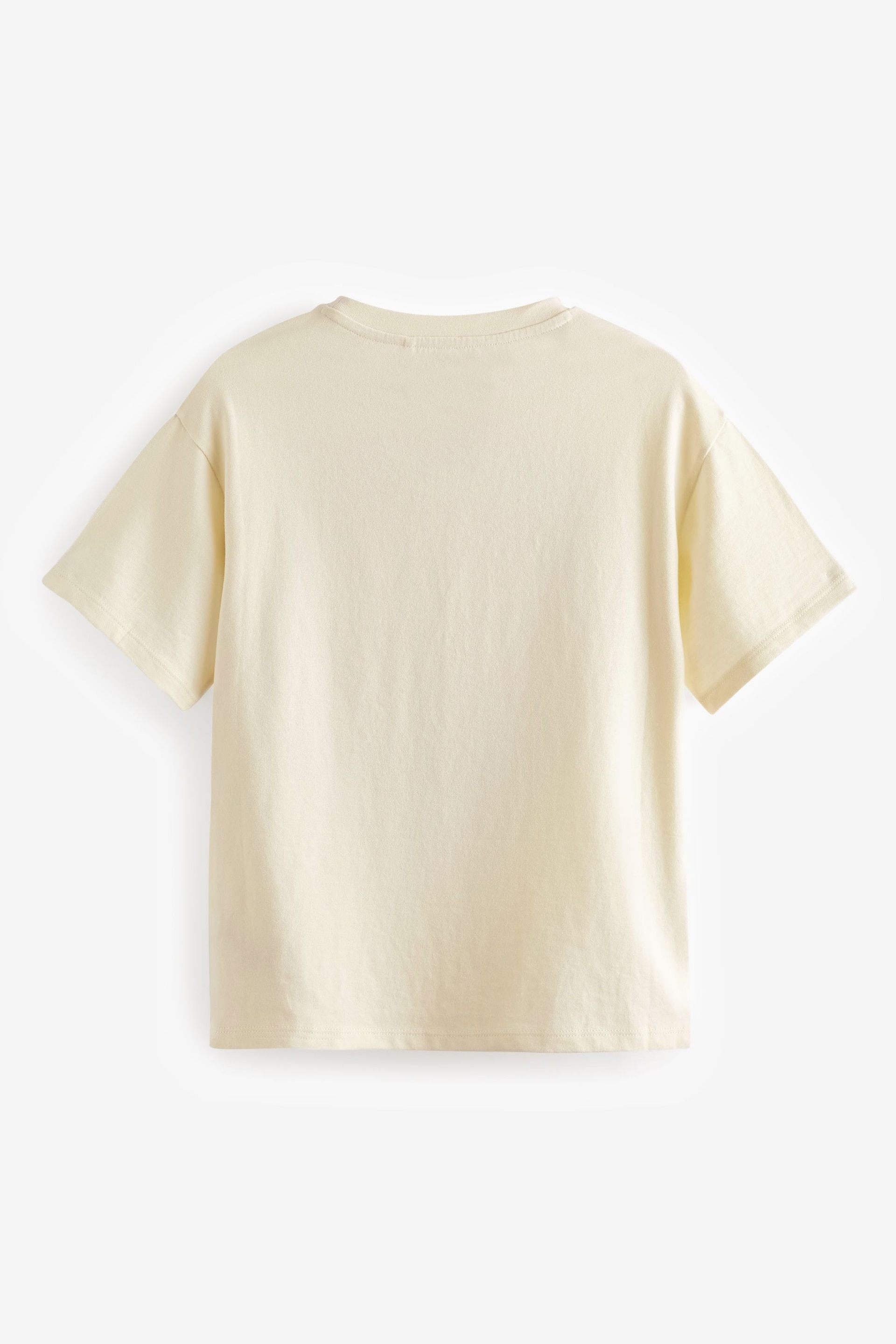 Lilo & Stitch Ecru Cream Oversized T-Shirt (3-16yrs) - Image 5 of 6