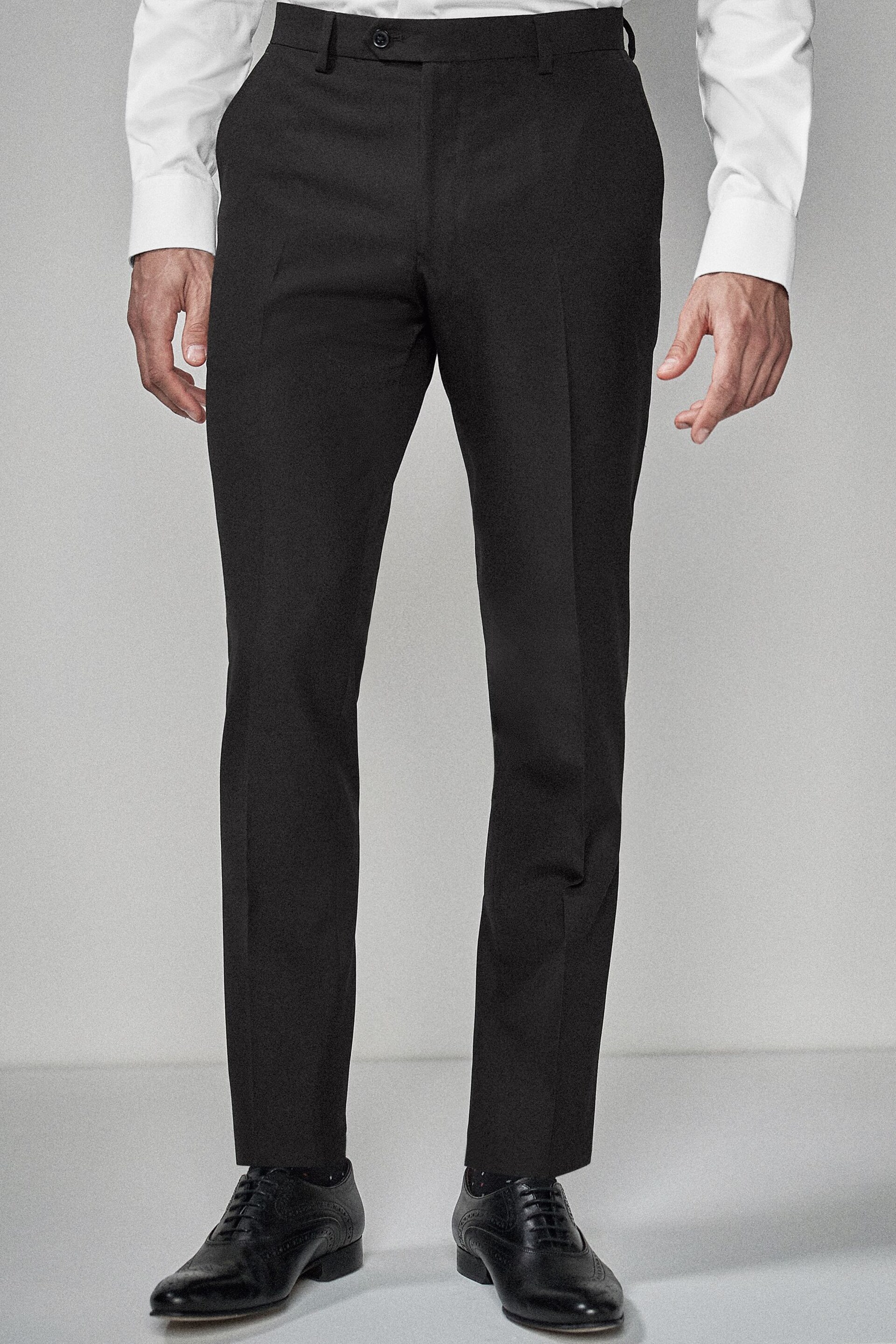 Black Skinny Suit Trousers - Image 1 of 8