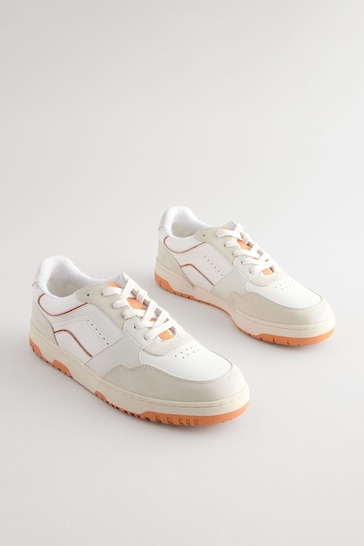 White Forever Comfort Chunky Retro Trainers