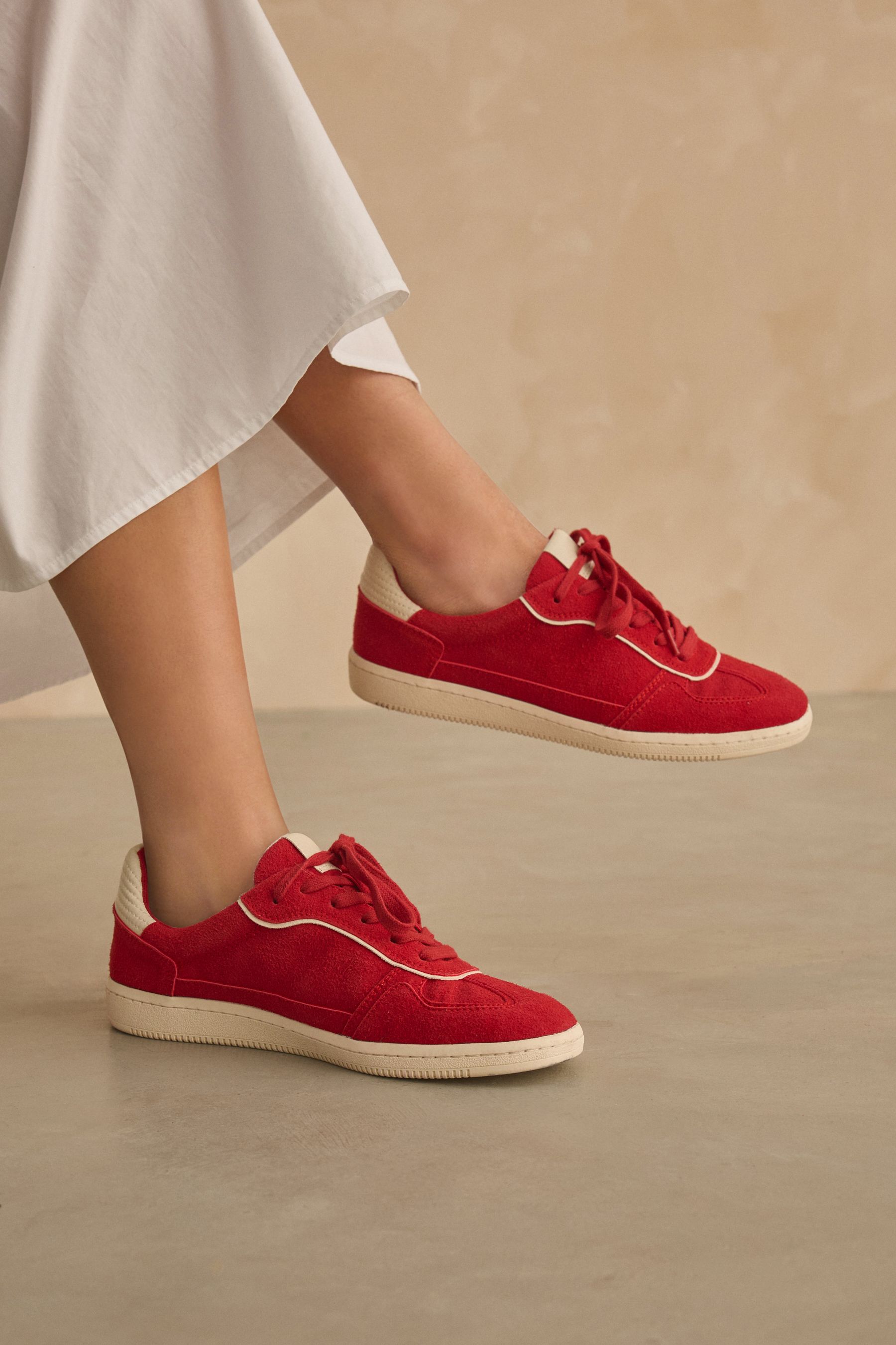 Buy Forever Comfort Slim Lace Up Trainers Next Ukraine
