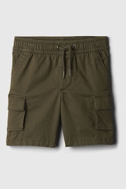 Gap Green Cotton Twill Pull On Cargo Shorts (6mths-5yrs) - Image 1 of 2