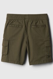 Gap Green Cotton Twill Pull On Cargo Shorts (6mths-5yrs) - Image 2 of 2