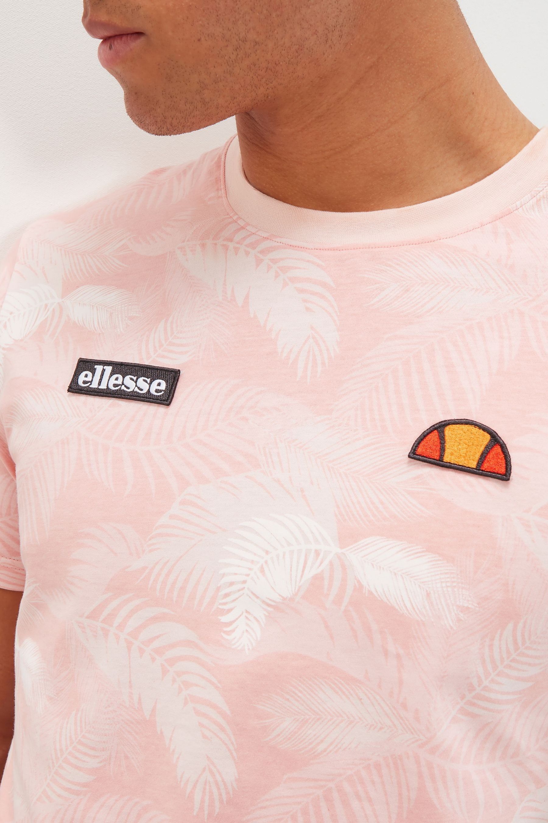 Pink ellesse t shirt best sale