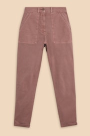 White Stuff Pink Twister Chino Trousers - Image 5 of 6