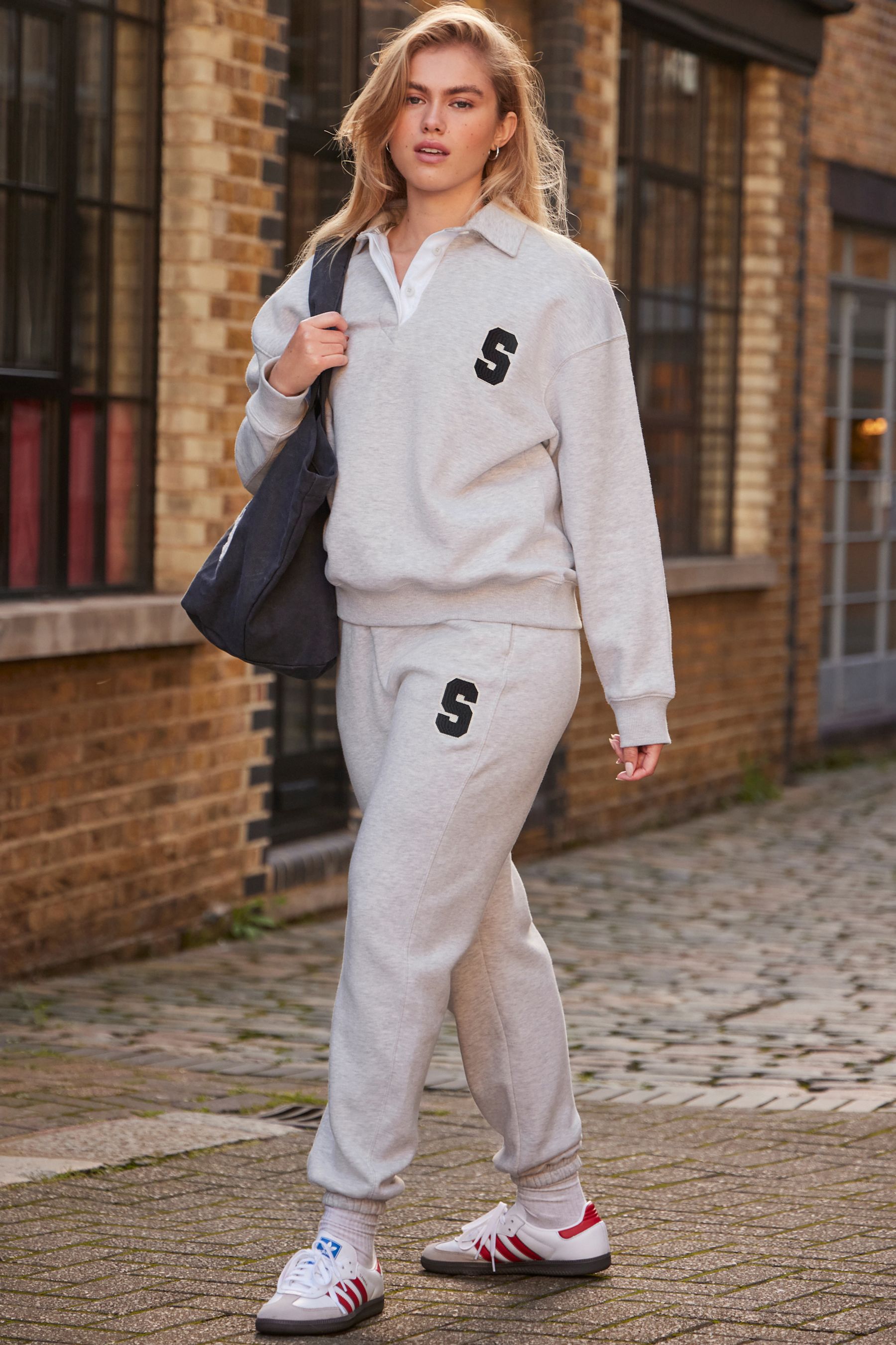 Next 2025 grey tracksuit