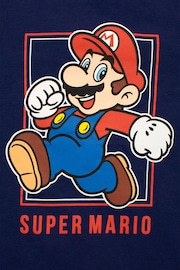 Character Blue 100% Cotton Super Mario Gaming T-Shirt - Image 2 of 2