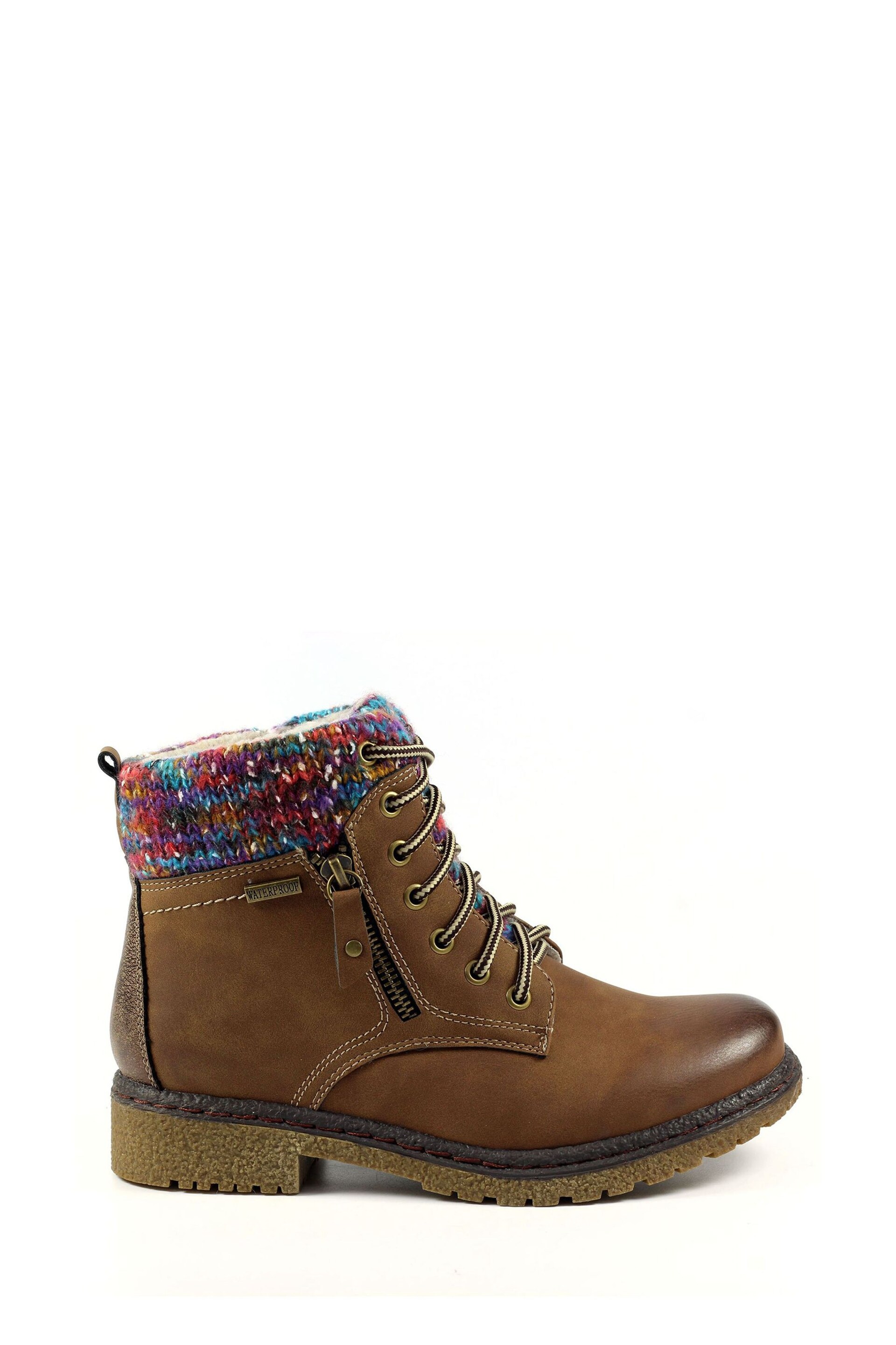 Lunar Jalapeno Waterproof Tan Brown Ankle Boots - Image 1 of 7