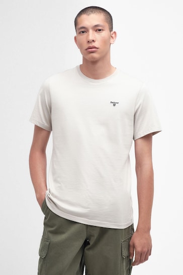Barbour® White Mens Sports T-Shirt