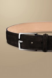Charles Tyrwhitt Brown Suede Made In England Belt - Image 2 of 3