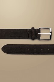 Charles Tyrwhitt Brown Suede Made In England Belt - Image 3 of 3