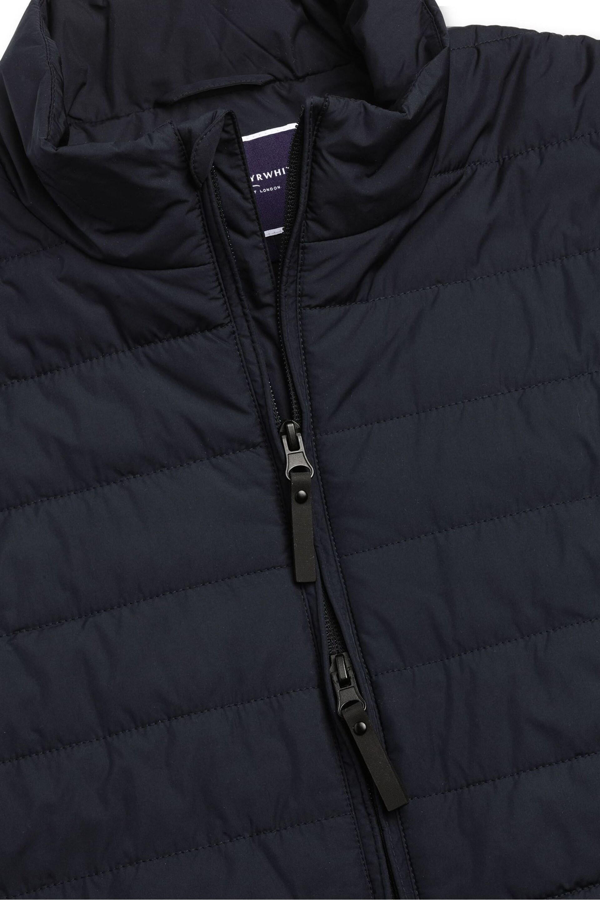Charles Tyrwhitt Blue Weight Quilted Gilet - Image 4 of 4