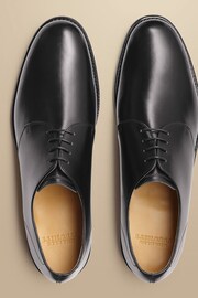 Charles Tyrwhitt Black Leather Derby Rubber Sole Shoes - Image 3 of 4