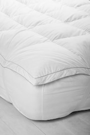 White Goose Feather And Down Mattress Topper - Image 1 of 2