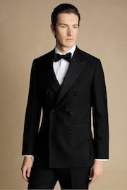 Charles Tyrwhitt Black Slim Fit Double Breasted Dinner Suit: Jacket - Image 1 of 5