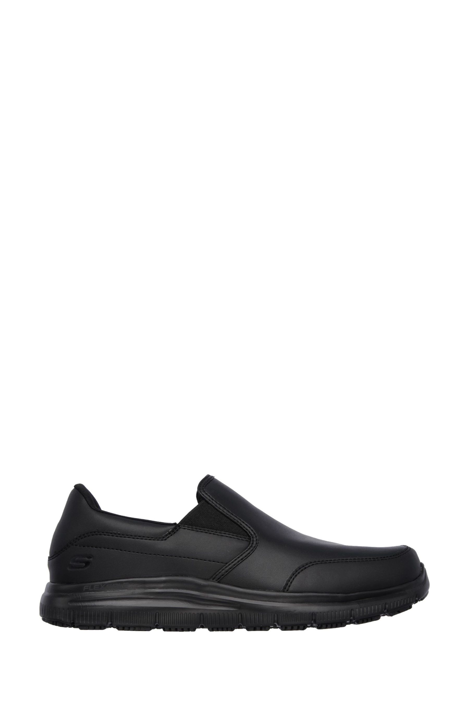 Buy Skechers Black Bronwood Slip Resistant Slip On Mens Work Shoes from the Next UK online shop