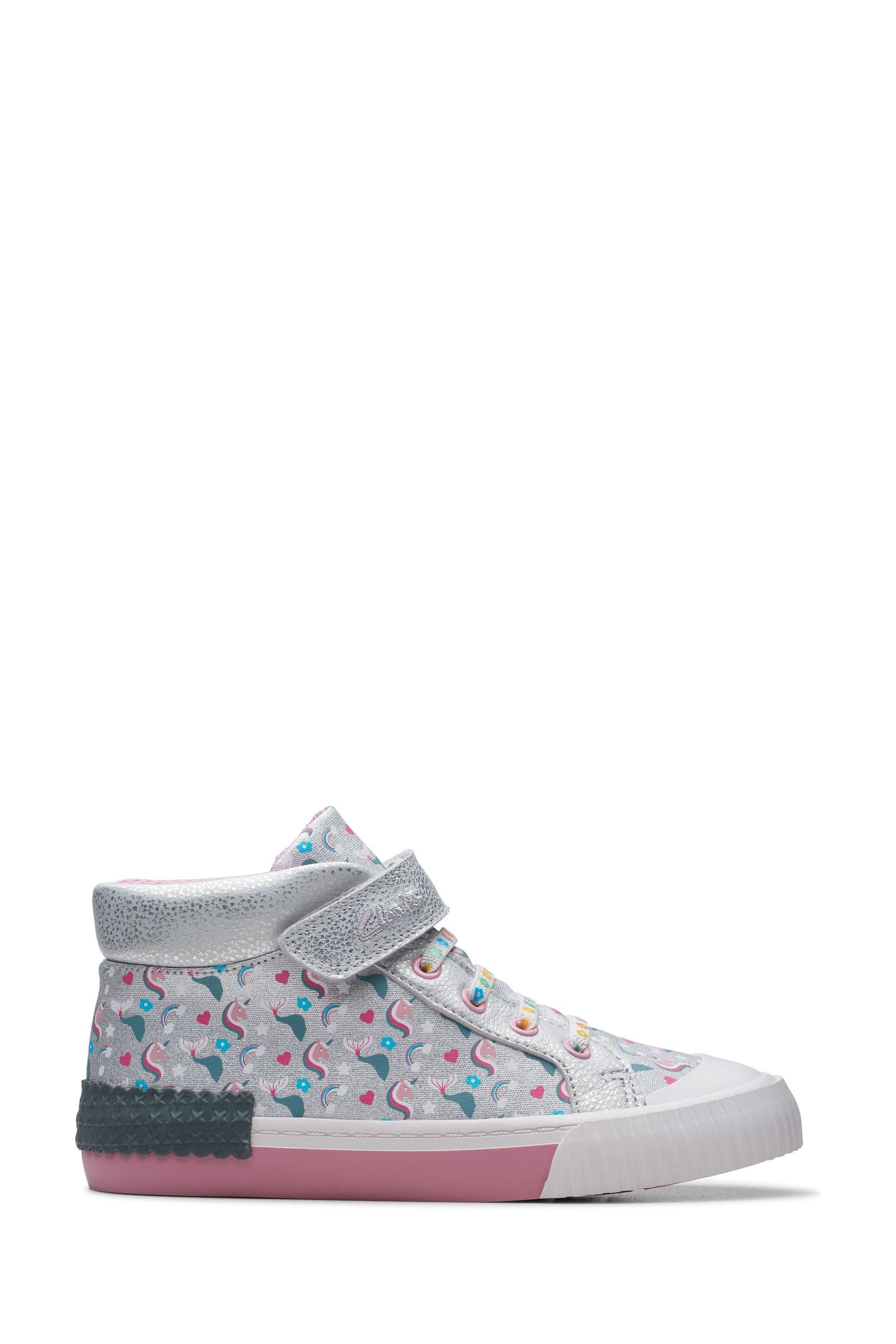 Clarks silver boots top