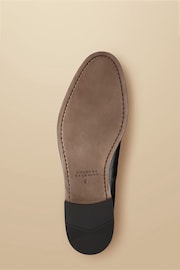Charles Tyrwhitt Black Leather Tassel Loafers - Image 4 of 4