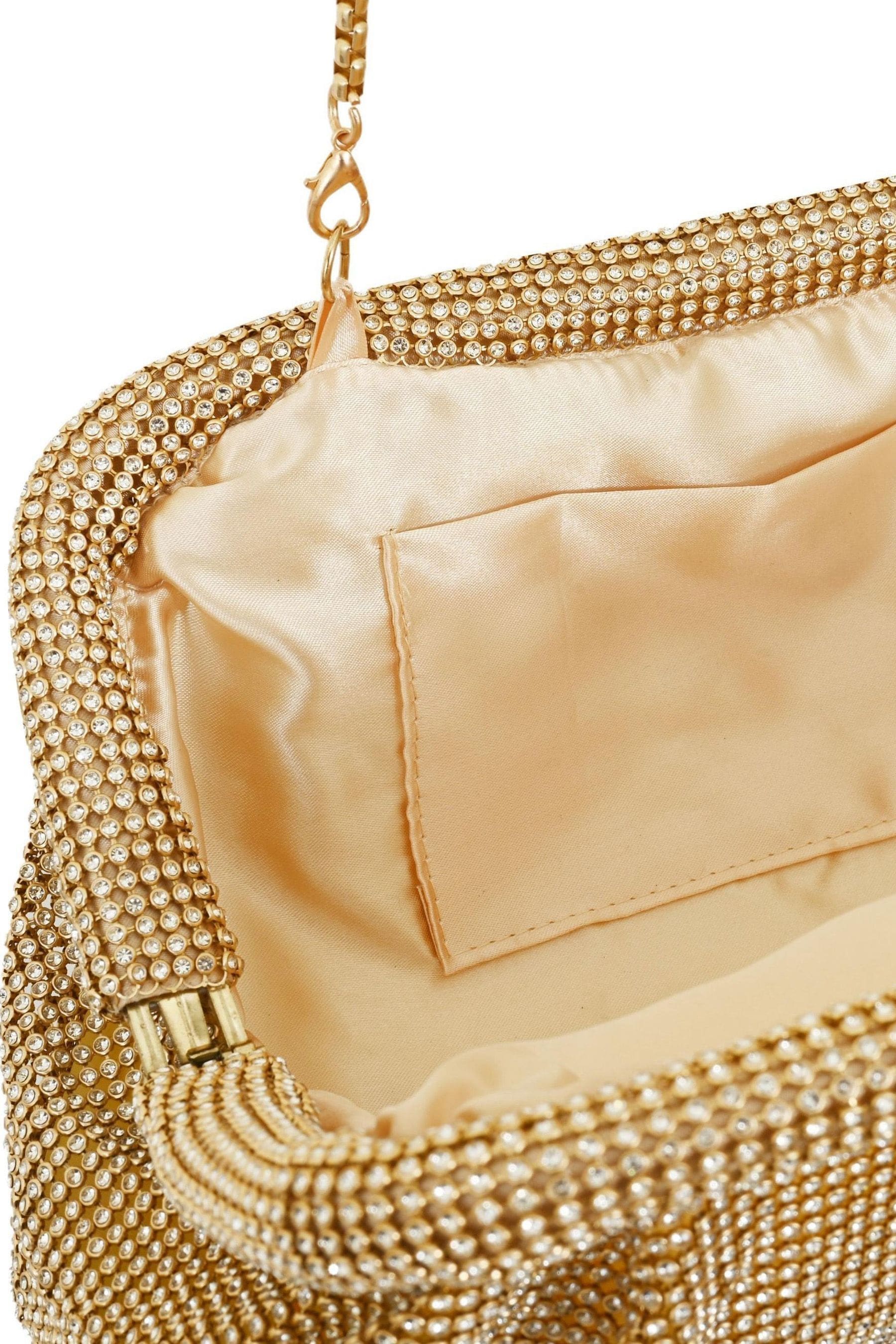 Gold diamante bag 2025