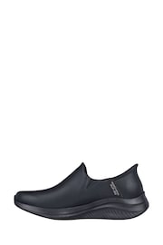 Skechers Black Womens Ultra Flex 3.0 All Smooth Slip In Trainers - Image 2 of 5