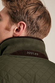 Joules Greenfield Green Full Zip Fleece Jacket - Image 5 of 7