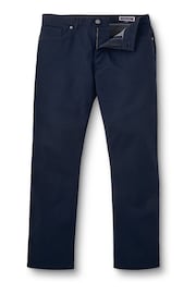 Charles Tyrwhitt Blue Light Twill Slim Fit 5 Pocket Jeans - Image 4 of 5