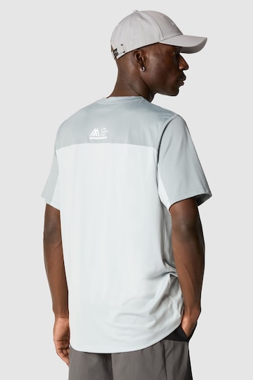 The North Face Light Grey Mens Mountain Athletics Short Sleeve T-Shirt