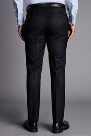 Charles Tyrwhitt Blue Slim Fit Italian Luxury Suit Trousers - Image 2 of 3