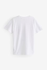 White Football Boot 100% Cotton Short Sleeve Graphic T-Shirt (3-16yrs) - Image 2 of 3