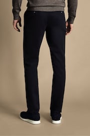 Charles Tyrwhitt Dark black Classic Fit Ultimate non-iron Chino Trousers - Image 2 of 5