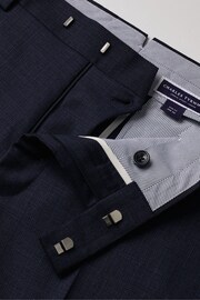Charles Tyrwhitt Dark blue Slim Fit Italian Luxury Suit Trousers - Image 4 of 4