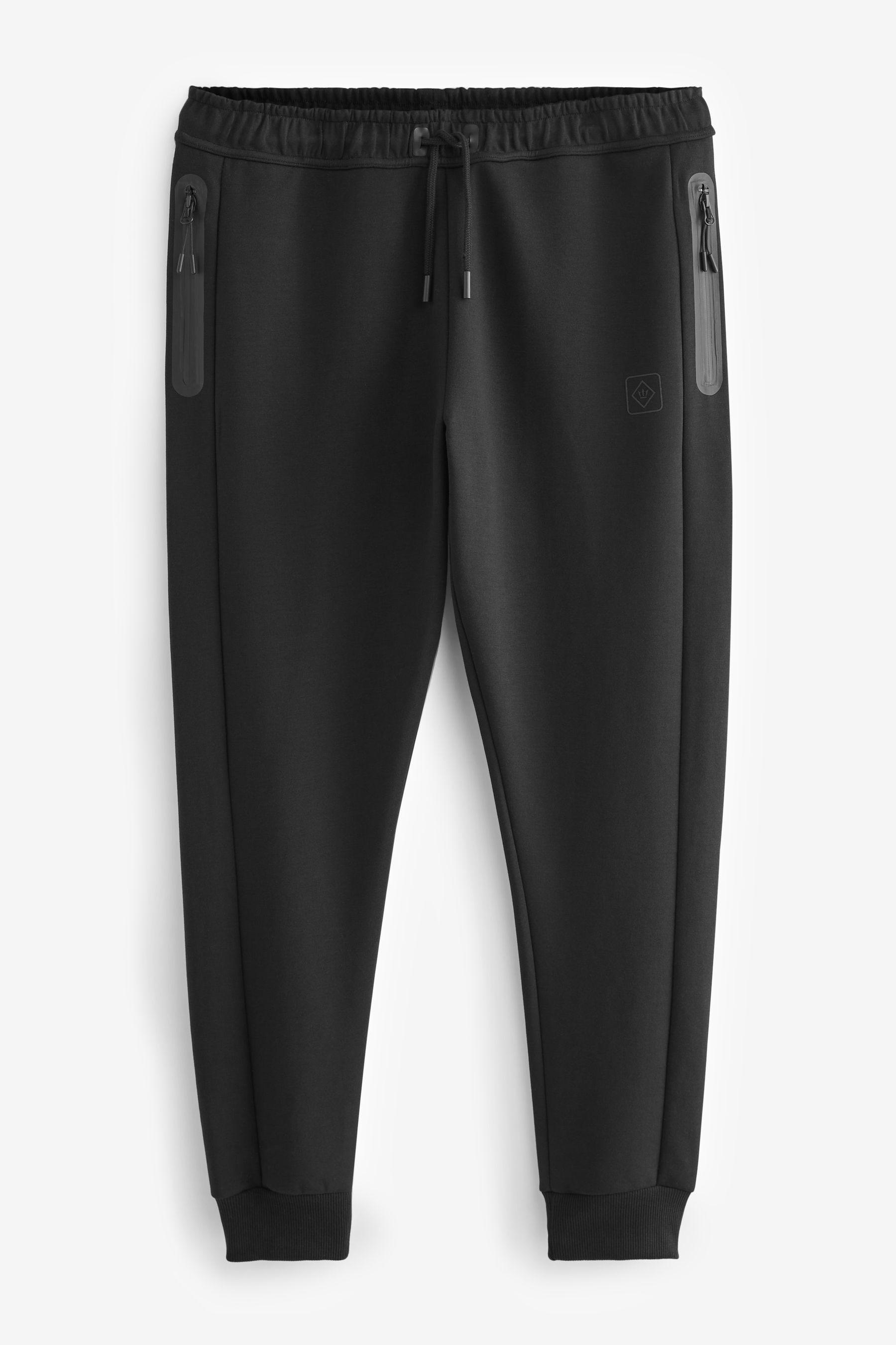 Black joggers cuffed sale