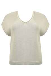 Live Unlimited Curve Natural knitted Cotton Vest - Image 6 of 6