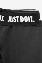 Nike Black Little Kids Cotton Leggings - Image 3 of 3