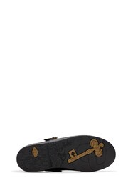 Clarks Black Dark Patent Lock Magic Kids Shoes - Image 7 of 7