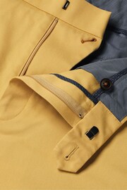 Charles Tyrwhitt Yellow Classic Fit Ultimate non-iron Chino Trousers - Image 4 of 4