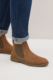 Tan Brown Chelsea Boots - Image 2 of 7