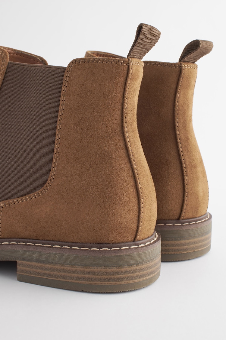 Tan Brown Chelsea Boots - Image 4 of 7