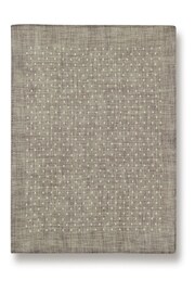 Charles Tyrwhitt Grey Spot Print Linen Silk Pocket Square Scarf - Image 3 of 3