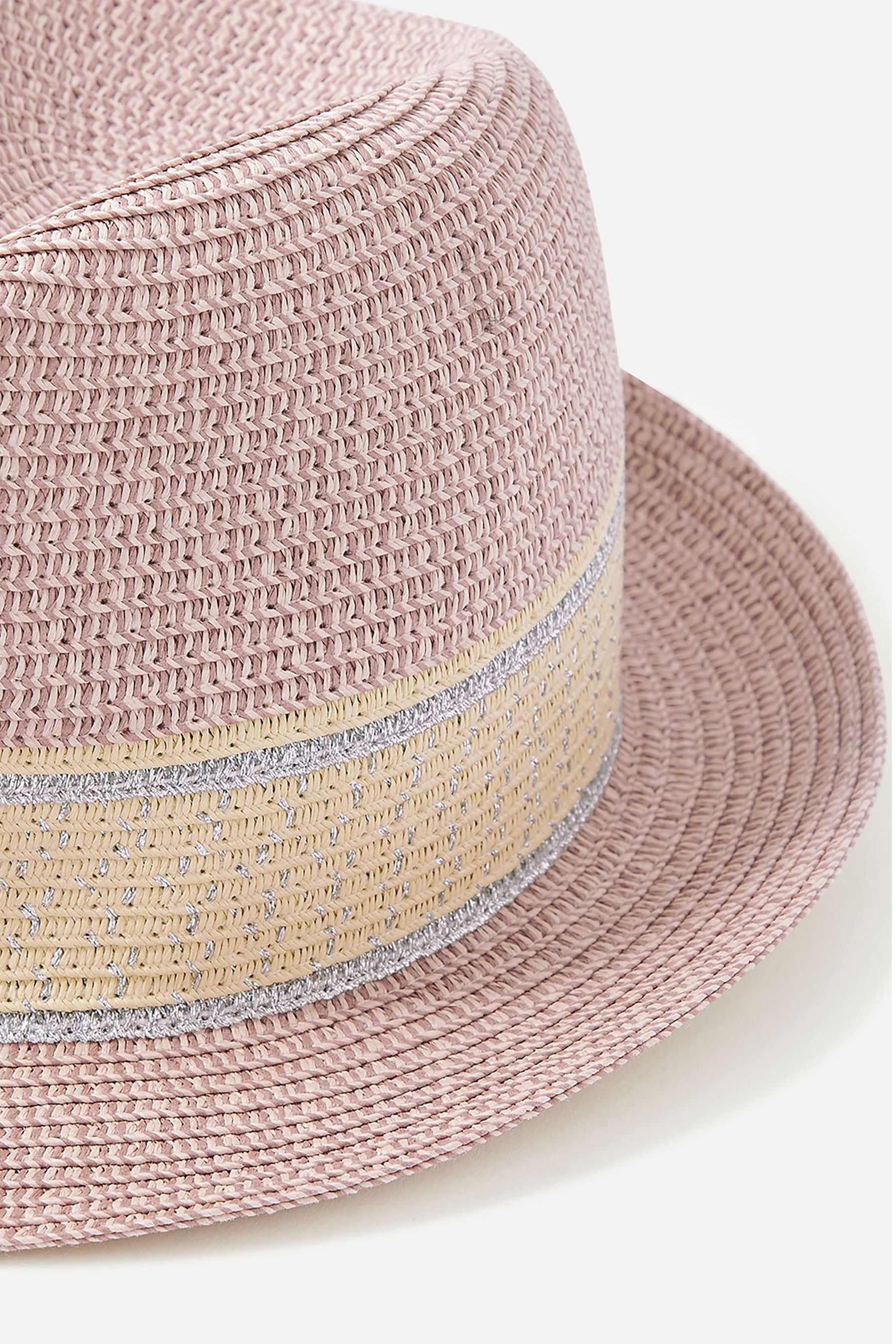 Buy Accessorize Pink Sarah Sparkle Trilby Hat from Next Luxembourg