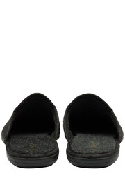 Lotus Black Flat Mule Slippers - Image 3 of 4