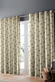 Emily Bond Gold Marley Made to Measure 100% Cotton Curtains - Image 2 of 5