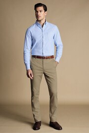 Charles Tyrwhitt Natural Slim Fit Ultimate non-iron Chino Trousers - Image 3 of 5