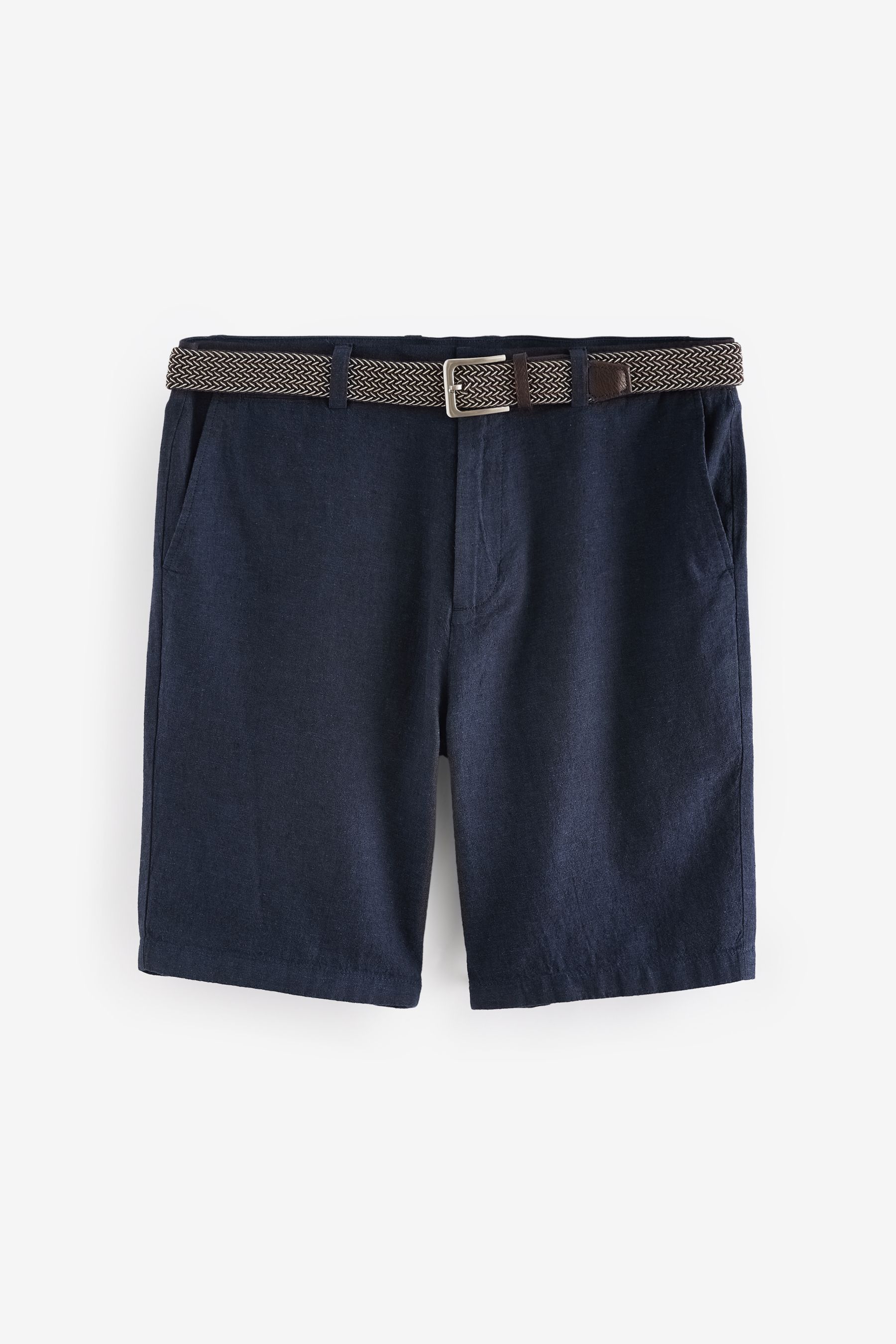 Mens navy linen shorts store