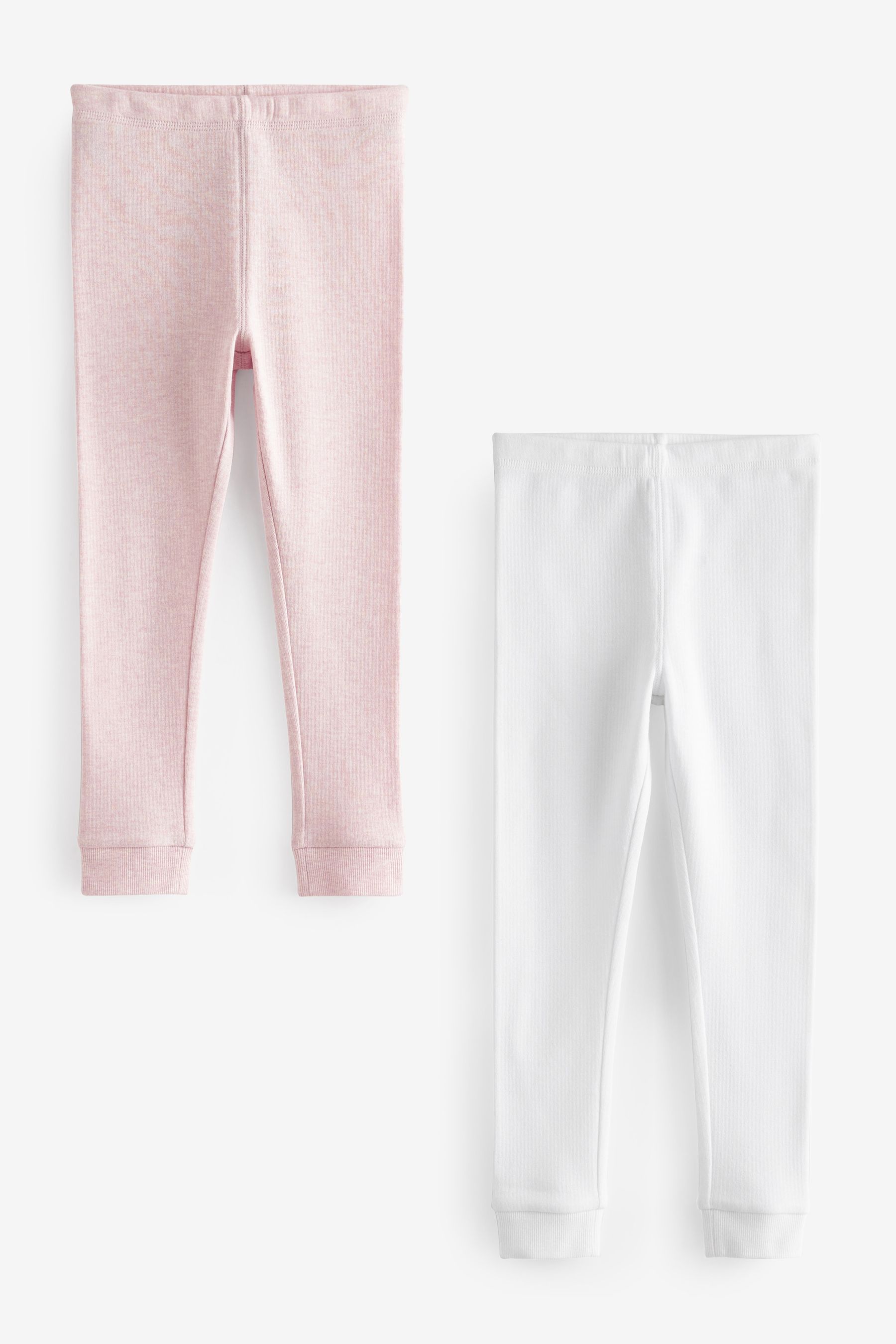 Buy Pink White Thermal Leggings 2 Pack 2 16yrs from Next Luxembourg