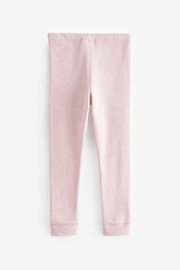 Buy Pink/ White Thermal Leggings 2 Pack (2-16yrs) from the Next UK