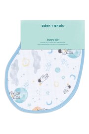 aden + anais Essentials Cotton Space Explorers Muslin Baby Burpy Bib - Image 2 of 2