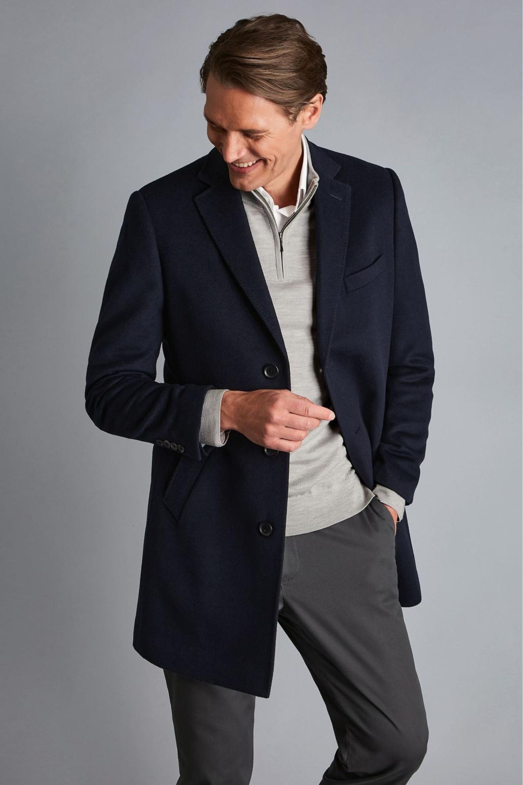 Charles tyrwhitt trench coat on sale