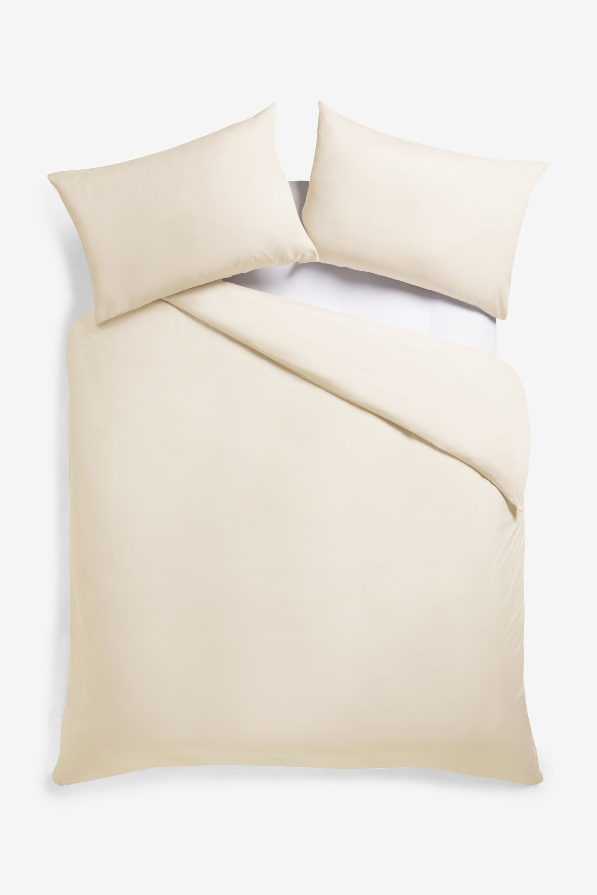 Natural Simply Soft Microfibre Duvet Cover and Pillowcase Set - Image 4 of 4